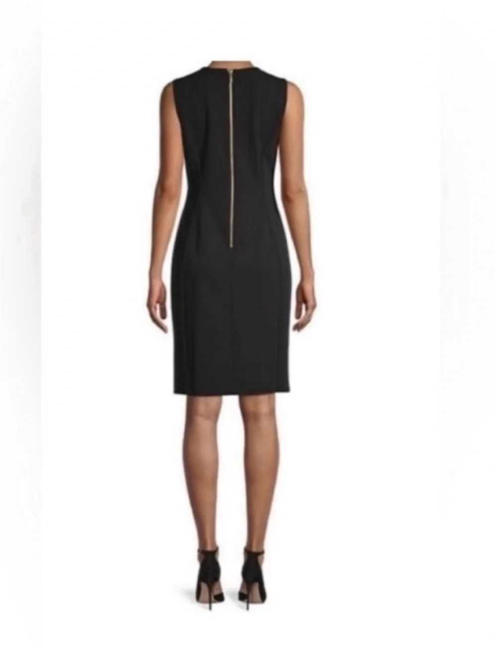 ❤️ NWT! Red CALVIN KLEIN Sleeveless Sheath Dress - Size 14